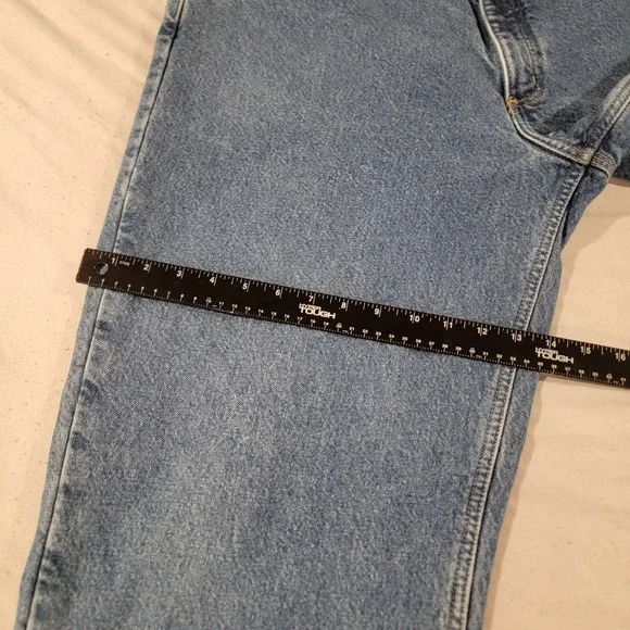 Carhartt Flannel Lined Jeans Men's 42 X 32 B21 DST Relaxed Fit Work Wear - Picture 7 of 8